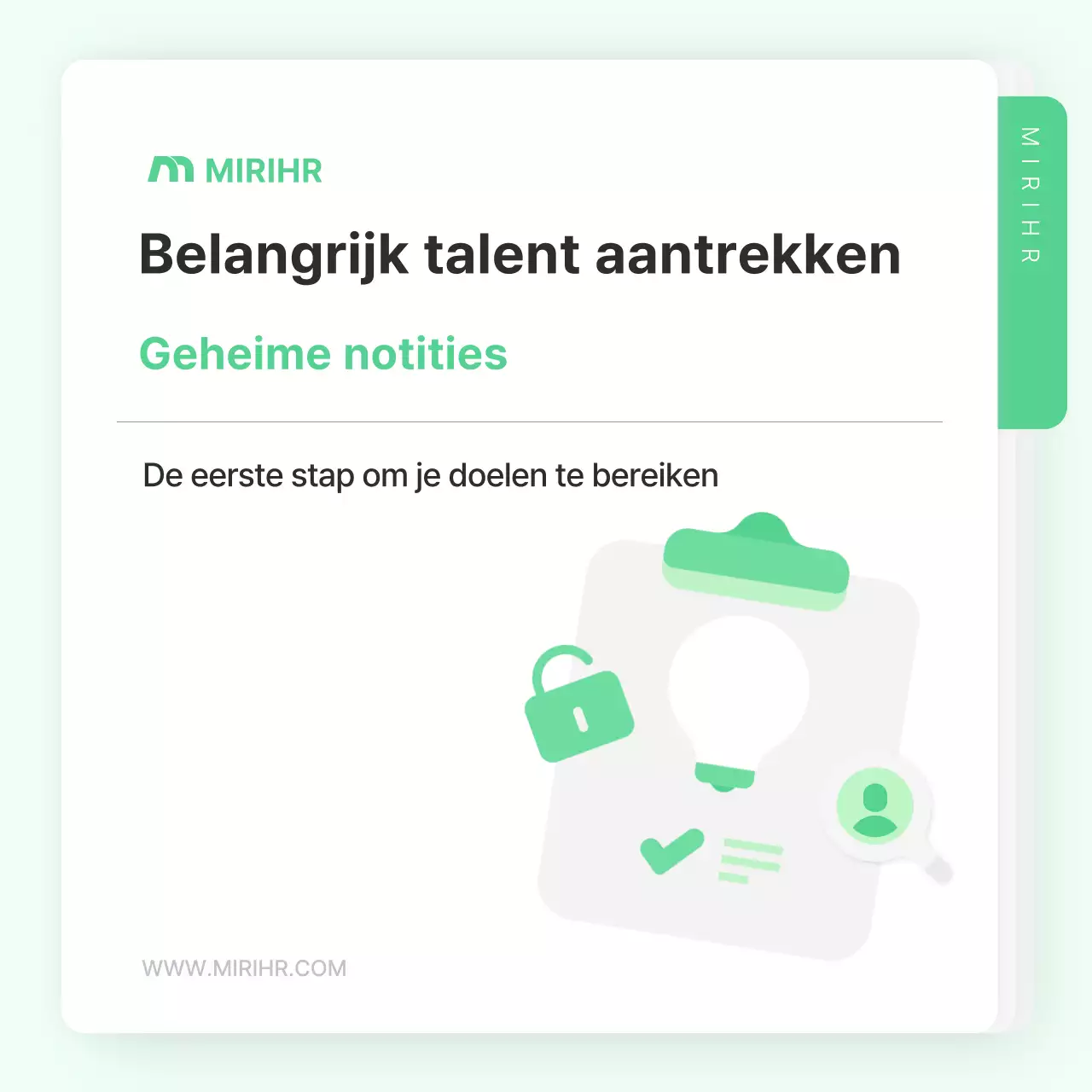 Mint Tidy Handleiding voor bedrijfsstrategie