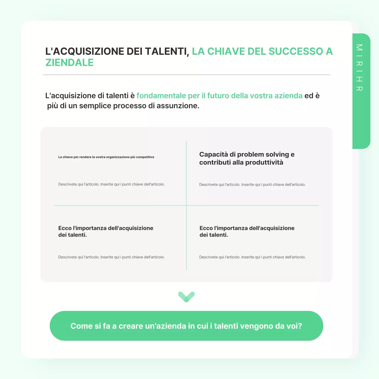 Manuale di strategia aziendale Mint Tidy