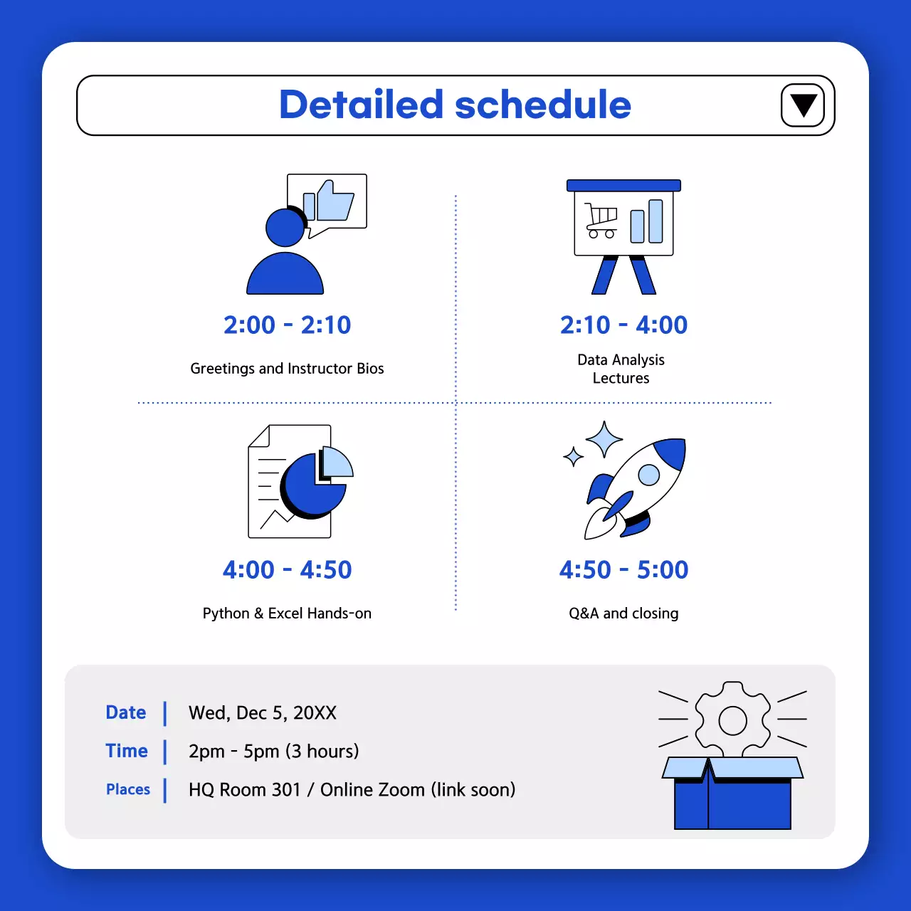 Thông báo về Hội thảo Dữ liệu Hiện đại Xanh Instagram Carousel