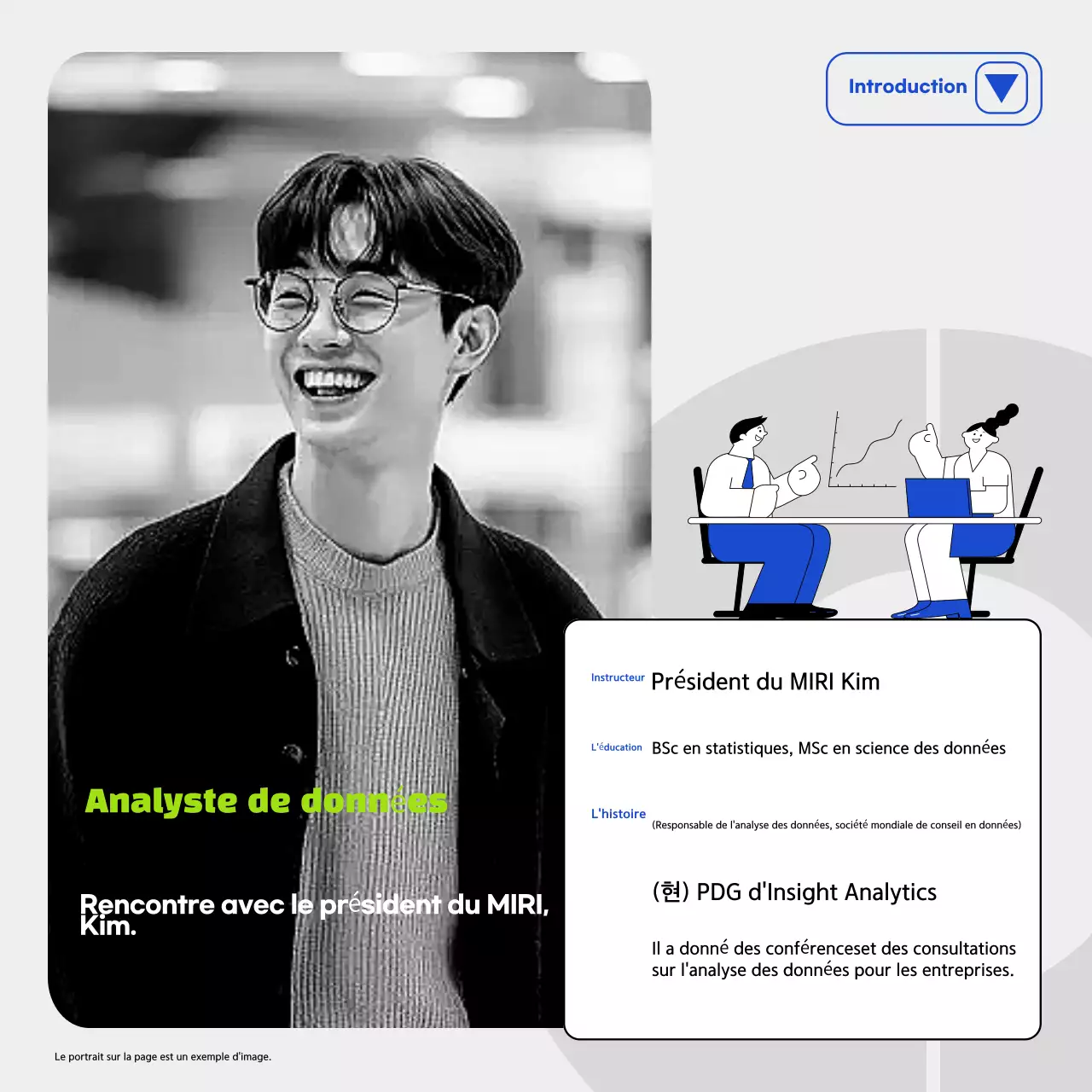 Publicité pour l'éducation moderne bleue