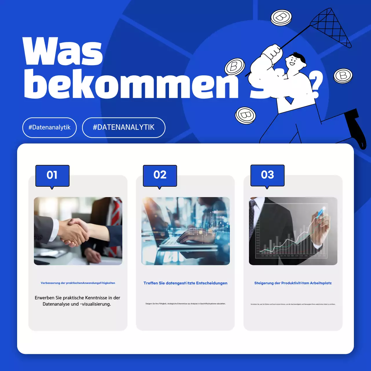 Blue Modern Education Anzeige