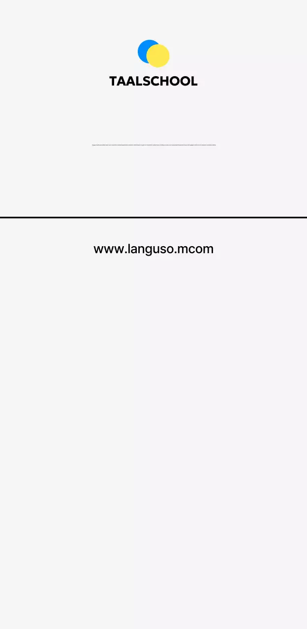 Een moderne school voor vreemde talen promoten met gloeilampillustraties