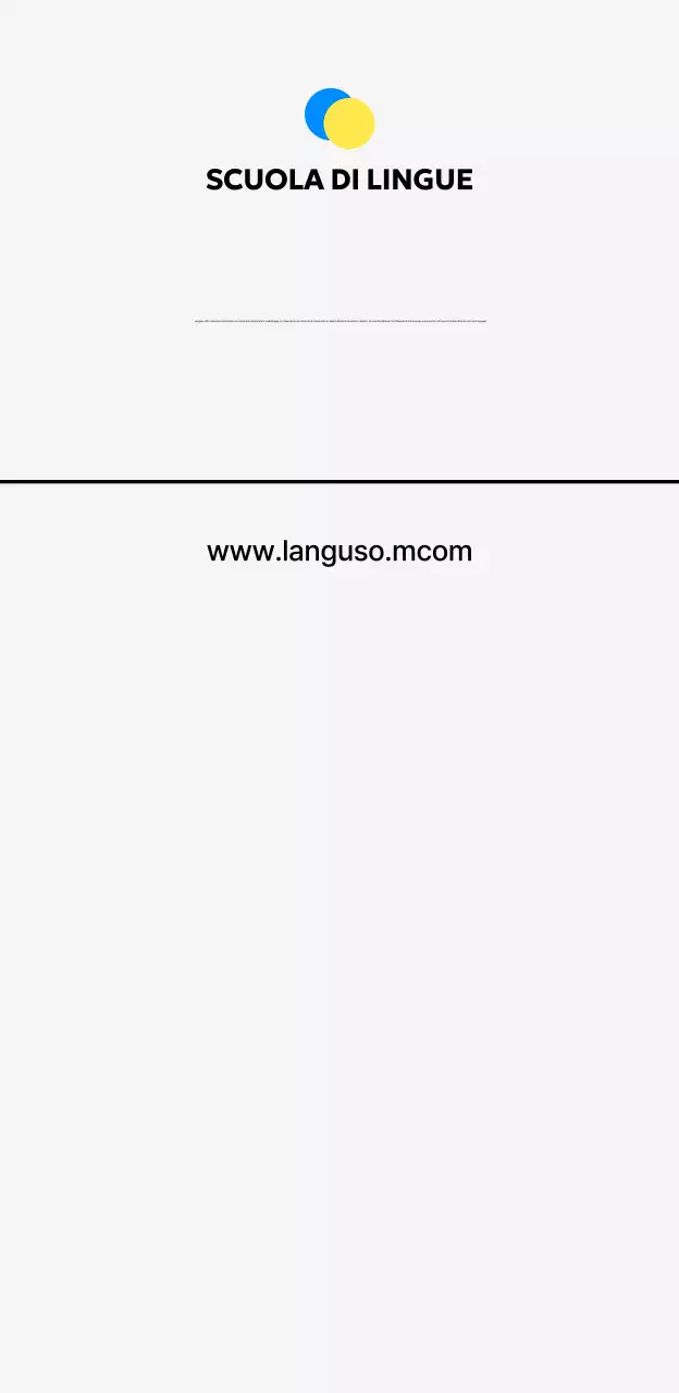 Promuovere una scuola di lingue straniere moderne con illustrazioni di lampadine