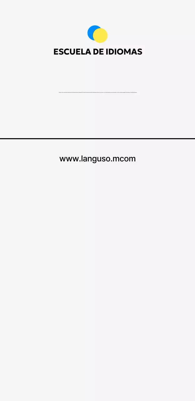 Promocionar una escuela moderna de idiomas extranjeros con ilustraciones de bombillas