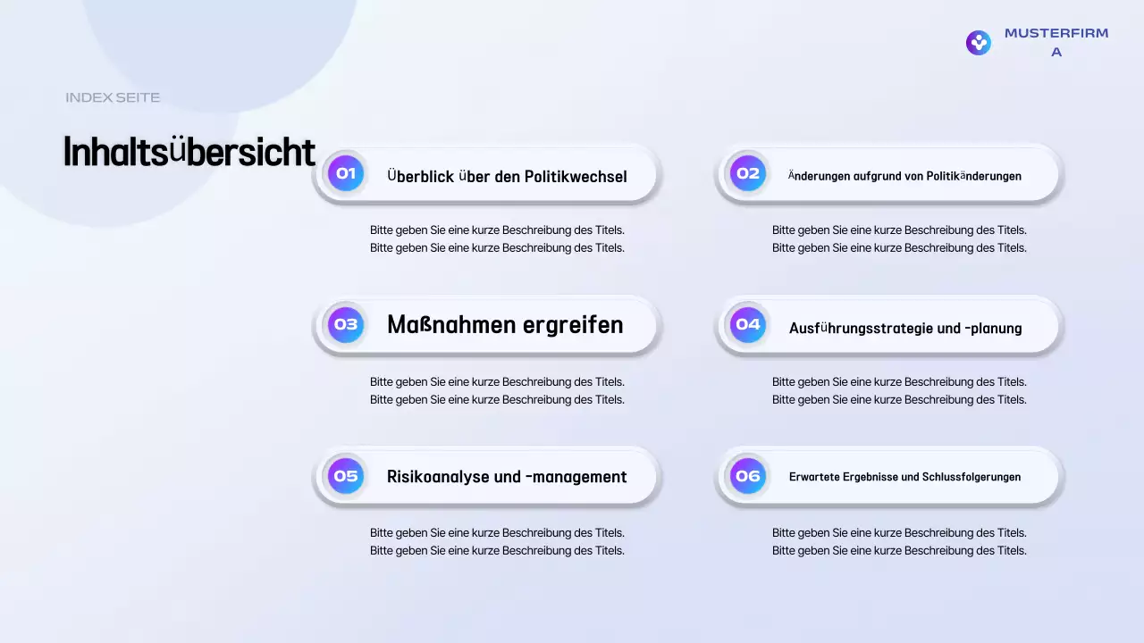 Blue Modern Policy erklärt