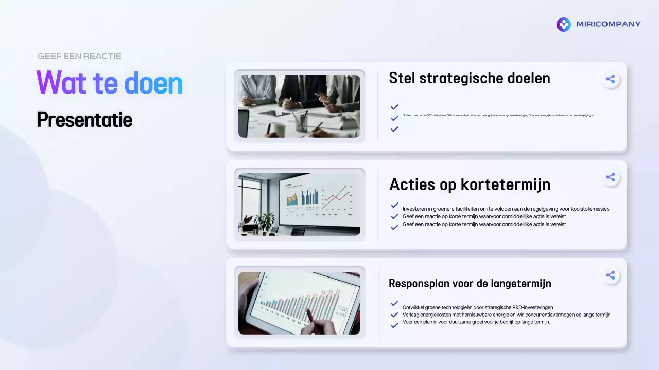 Blauw Modern Beleid Uitgelegd