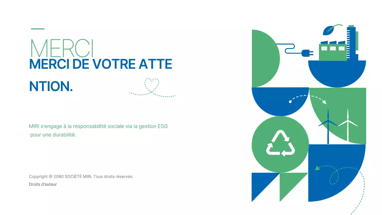Rapport sur l'environnement vert et moderne