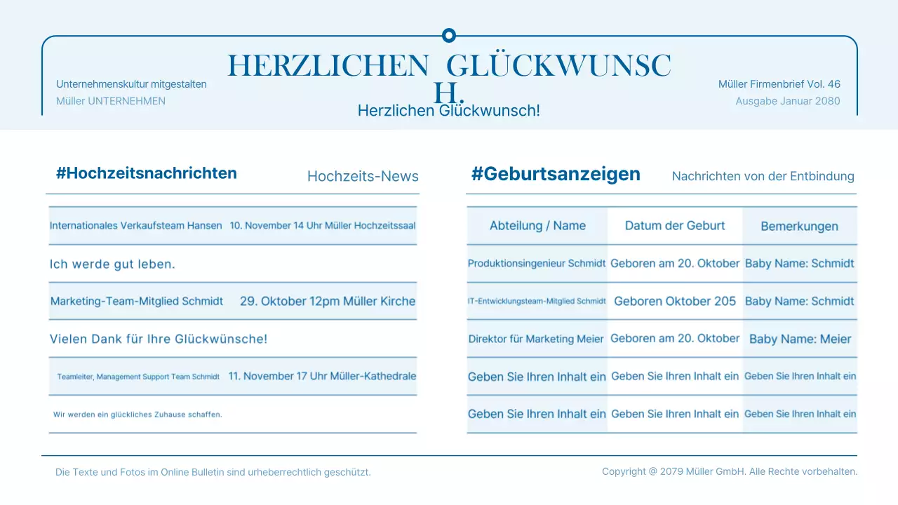 Förderung der blauen modernen Wirtschaftsnachrichten