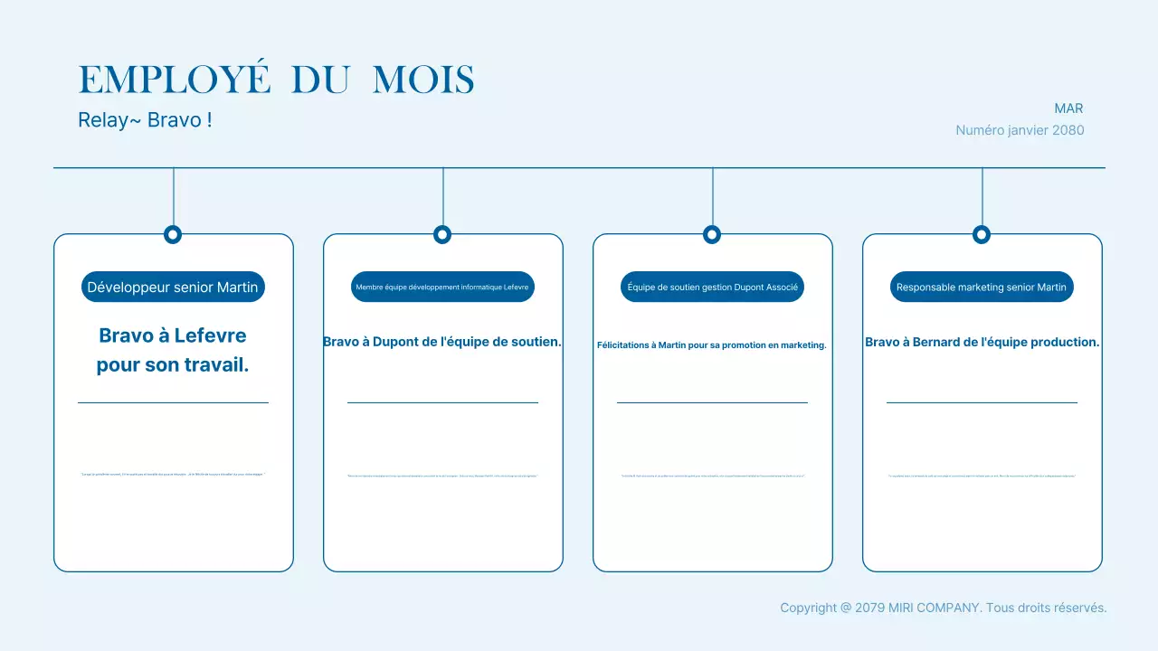 Promouvoir les actualités commerciales modernes et bleues