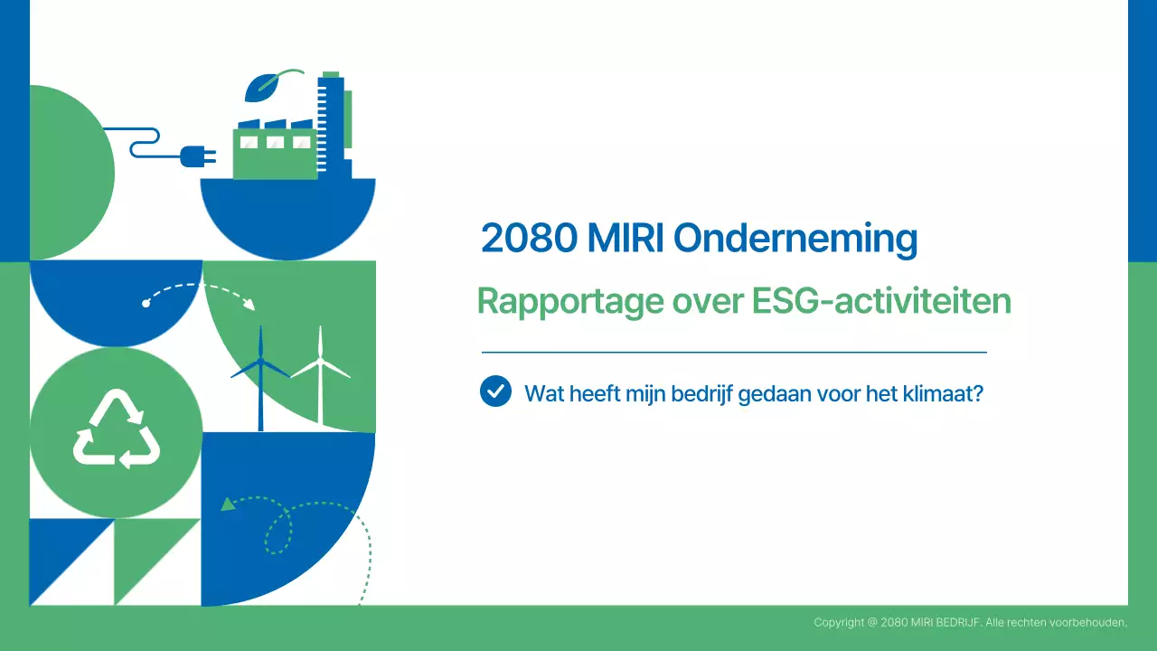 Groen Modern Milieu Rapport