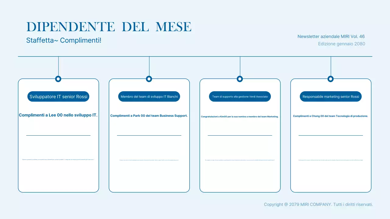 Promuovere le notizie commerciali blu moderne