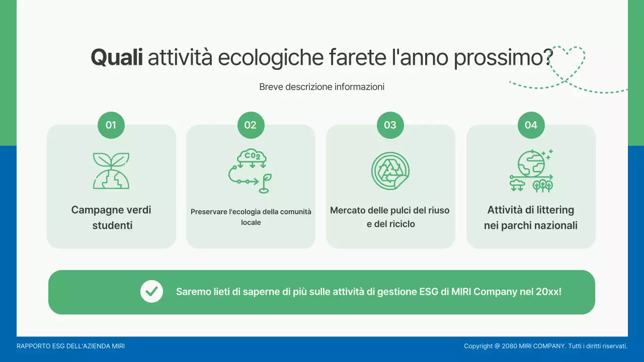 Rapporto sull'ambiente moderno e verde