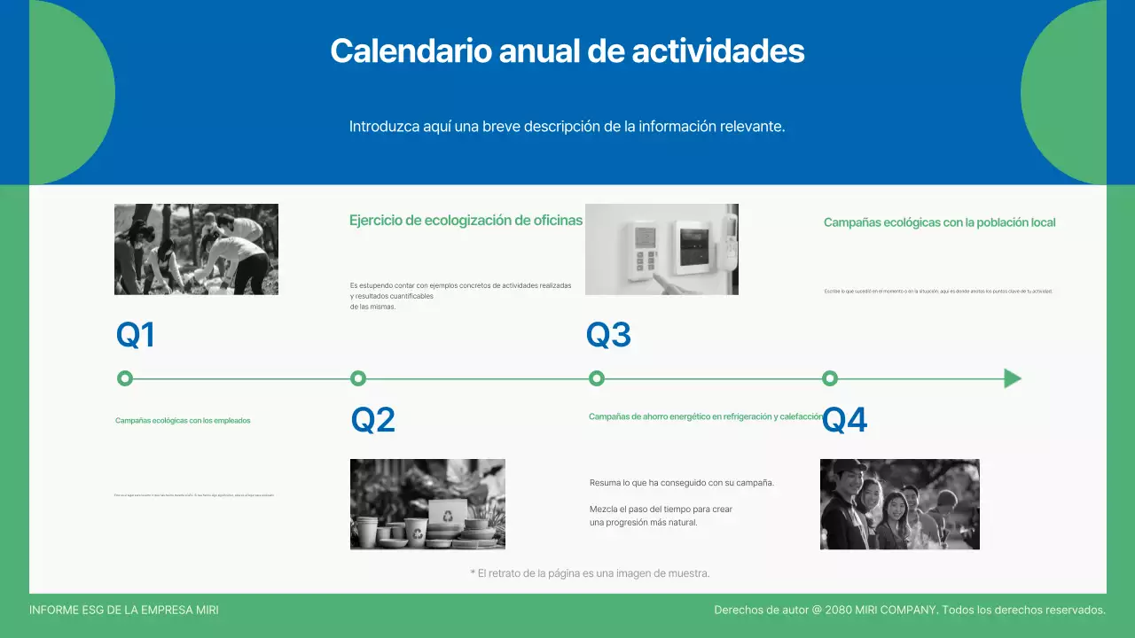 Informe sobre un entorno moderno y ecológico