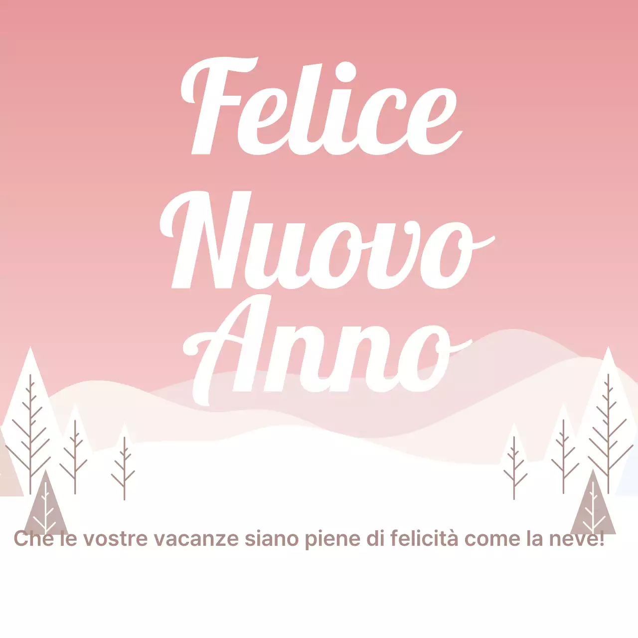 Rosa Semplici auguri di buon anno