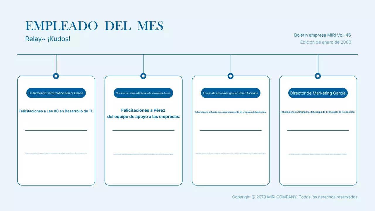 Promover la actualidad empresarial moderna azul