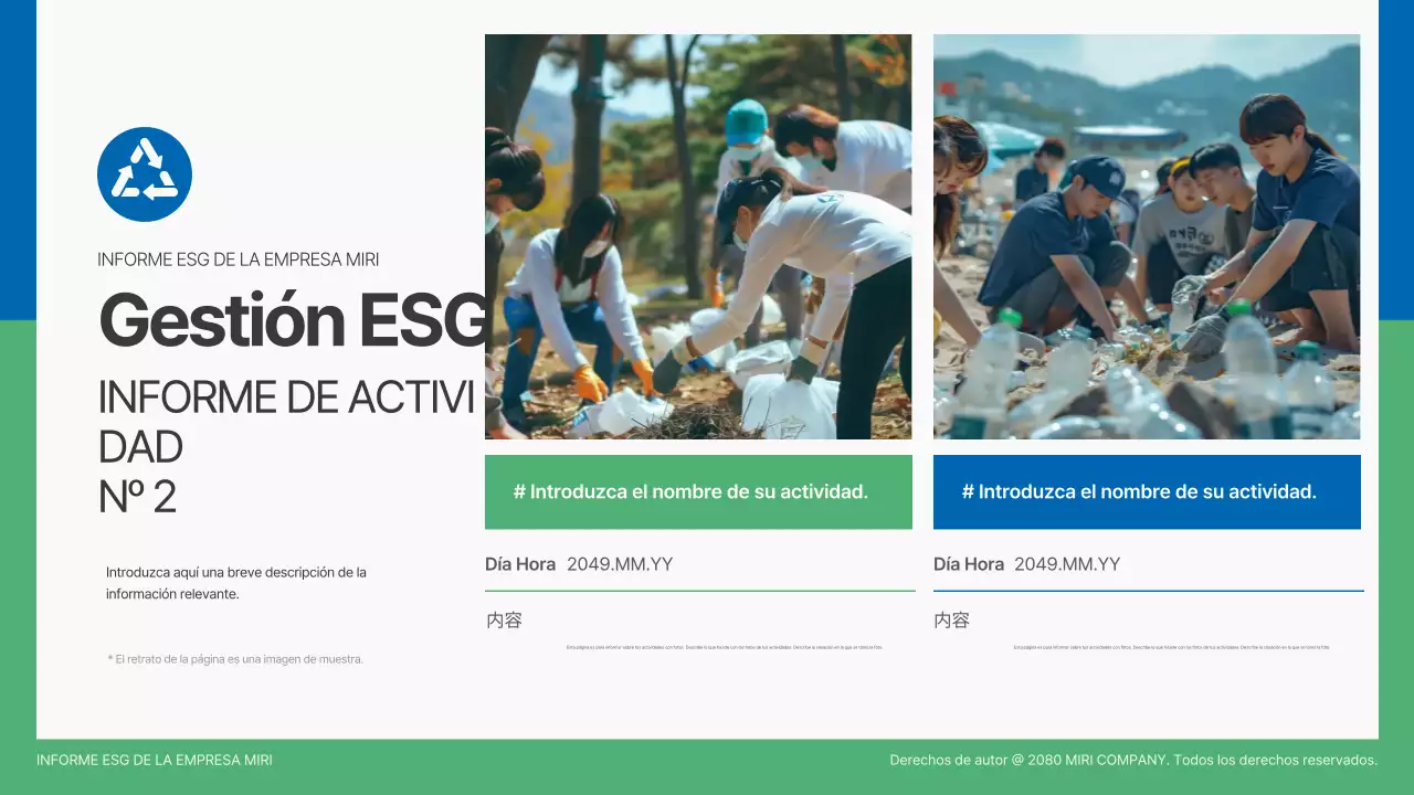 Informe sobre un entorno moderno y ecológico