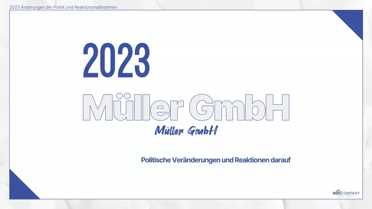 Blue Modern Policy-Dokumentation