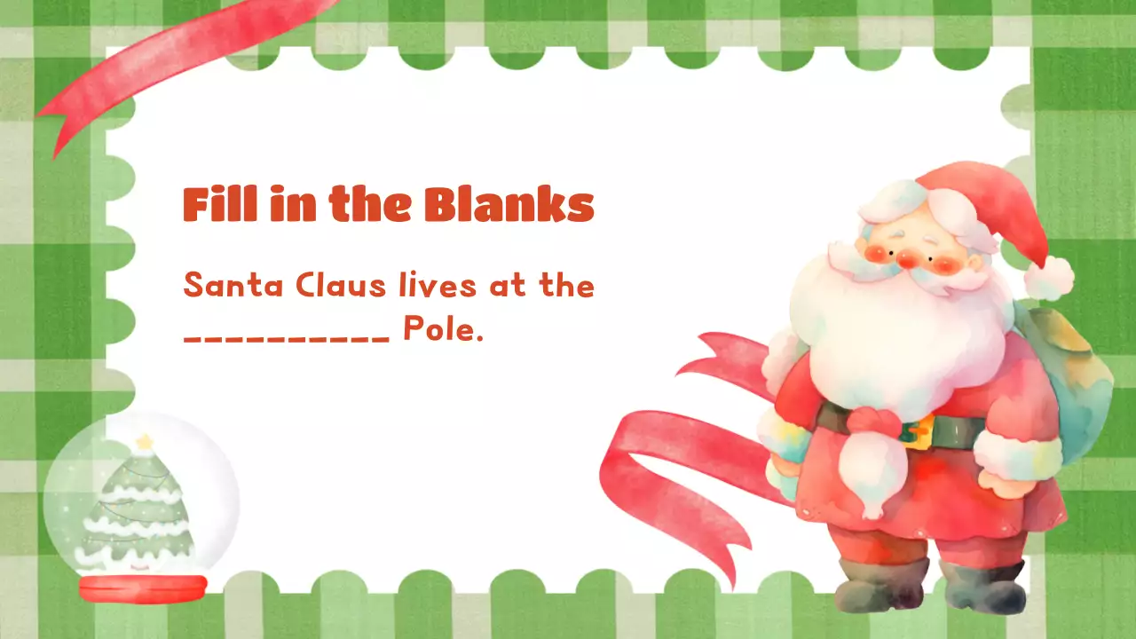 Green Traditional Christmas Event Presentation