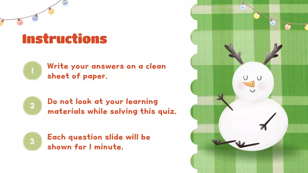 Green Traditional Christmas Event Presentation