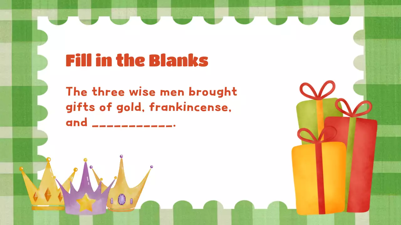 Green Traditional Christmas Event Presentation