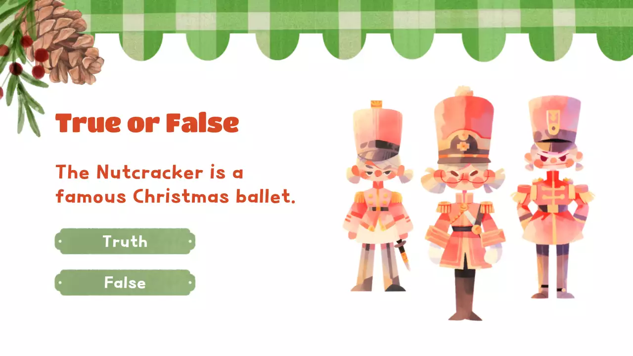 Green Traditional Christmas Event Presentation