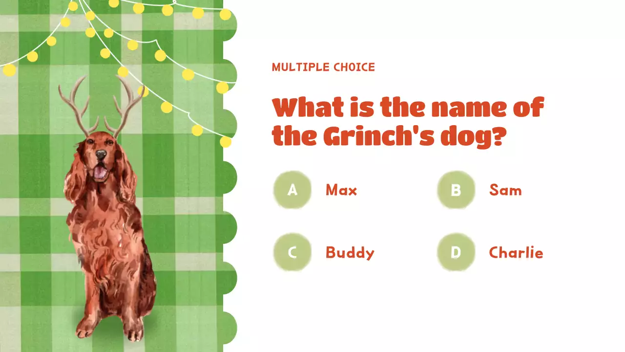 Green Traditional Christmas Event Presentation