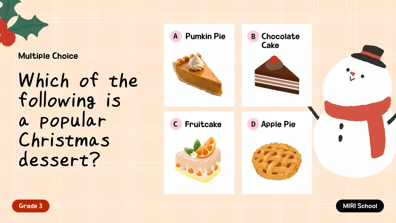 Green Traditional Christmas Guide Presentation