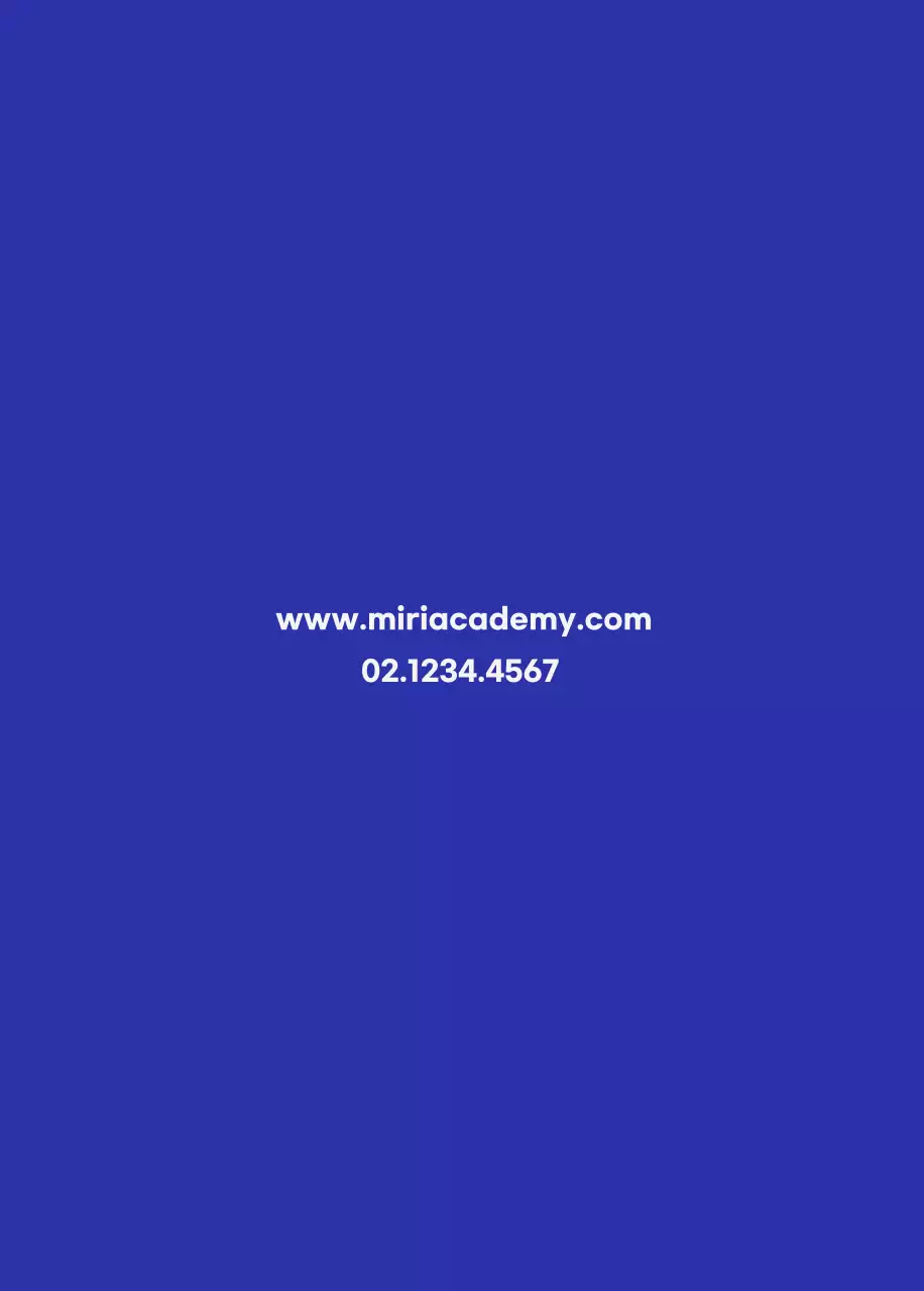 파랑 심플 교육 광고