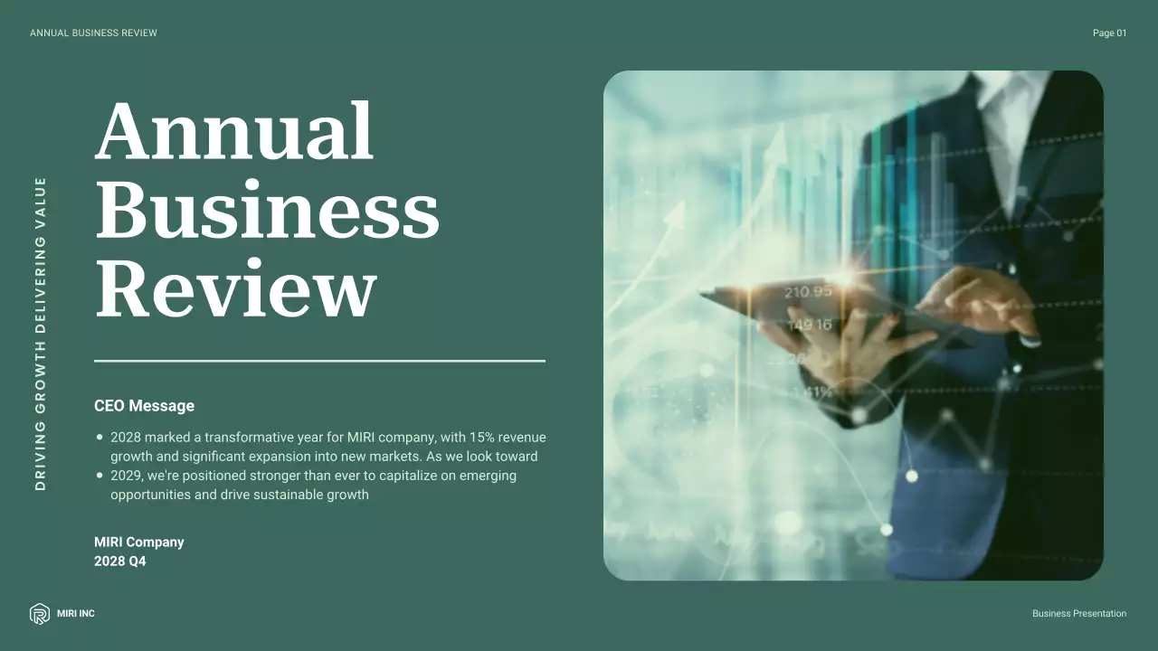 Green Professional Business Presentation