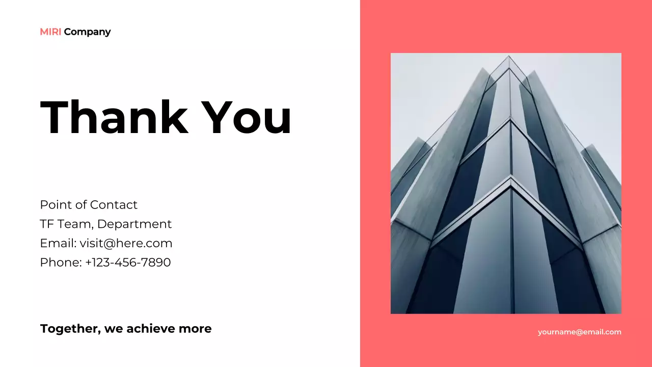 Red Modern Business Report Presentation