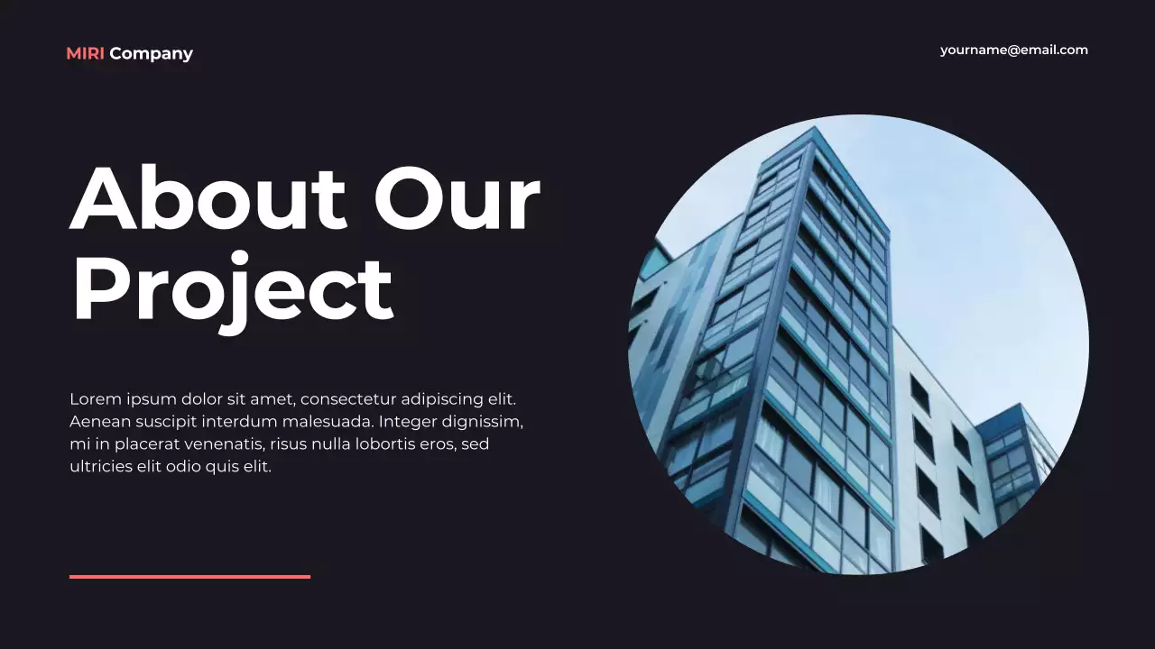 Red Modern Business Report Presentation