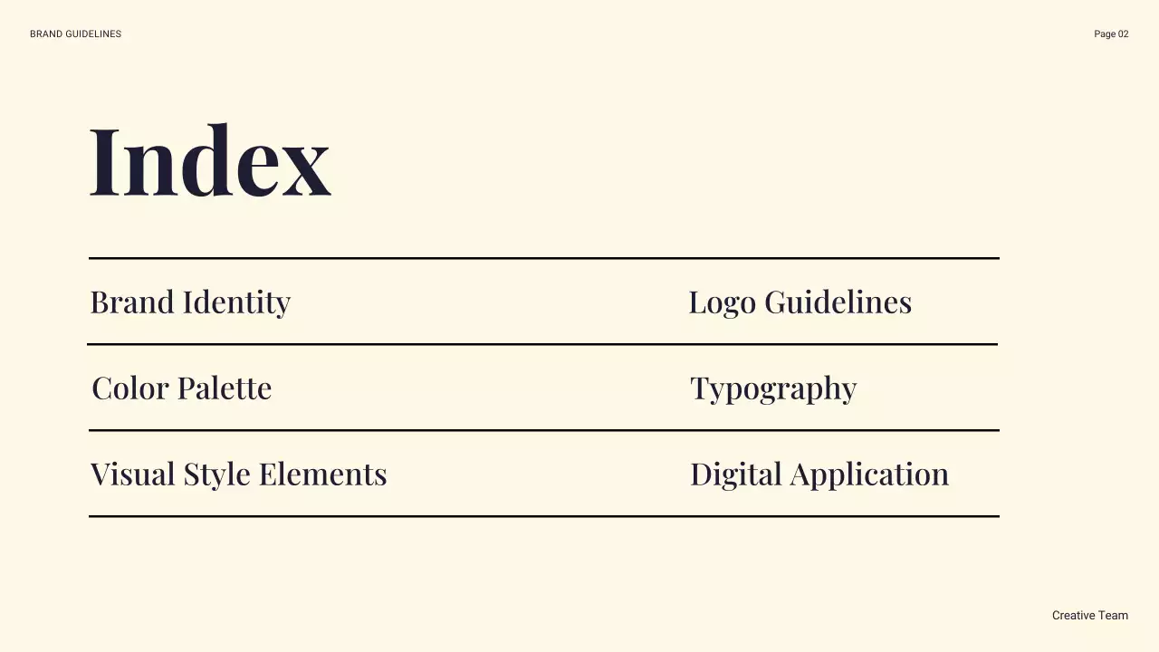 Navy Modern Brand Guidelines Presentation