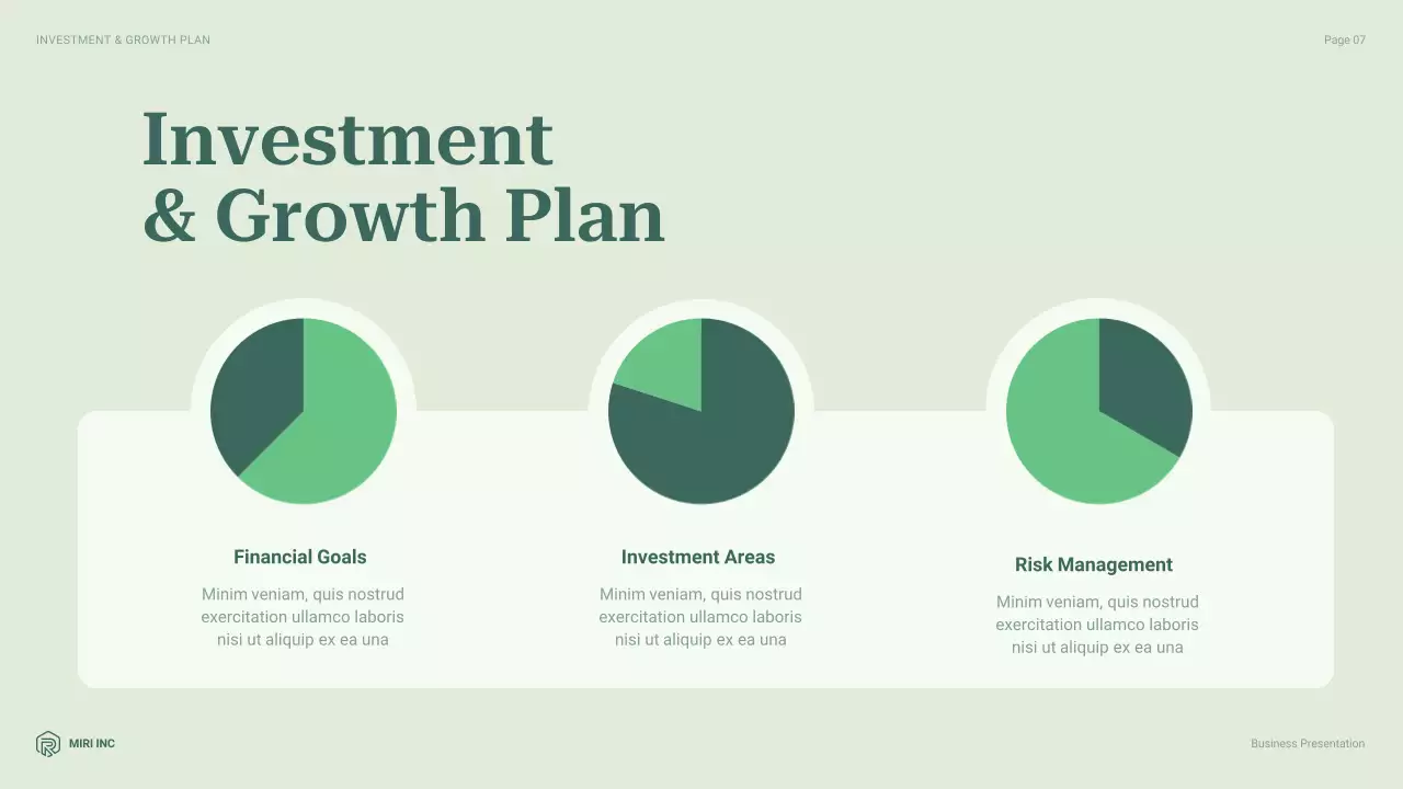 Green Professional Business Presentation