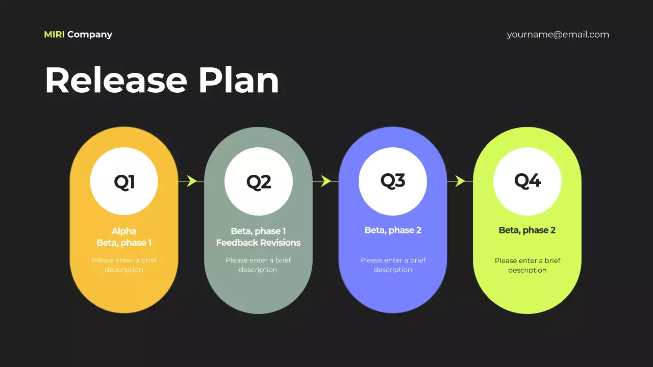 Black Modern Marketing Plan Pitch Presentation