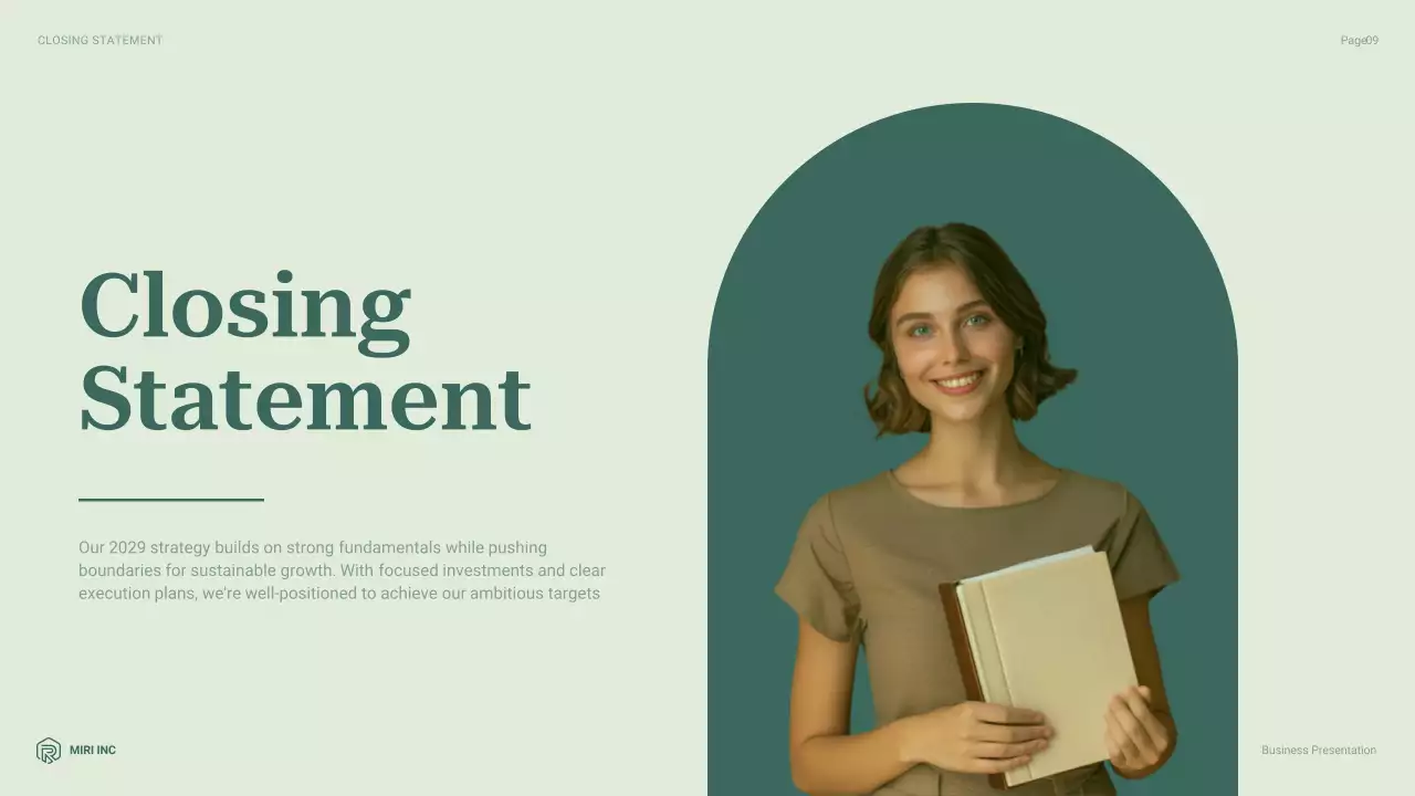 Green Professional Business Presentation