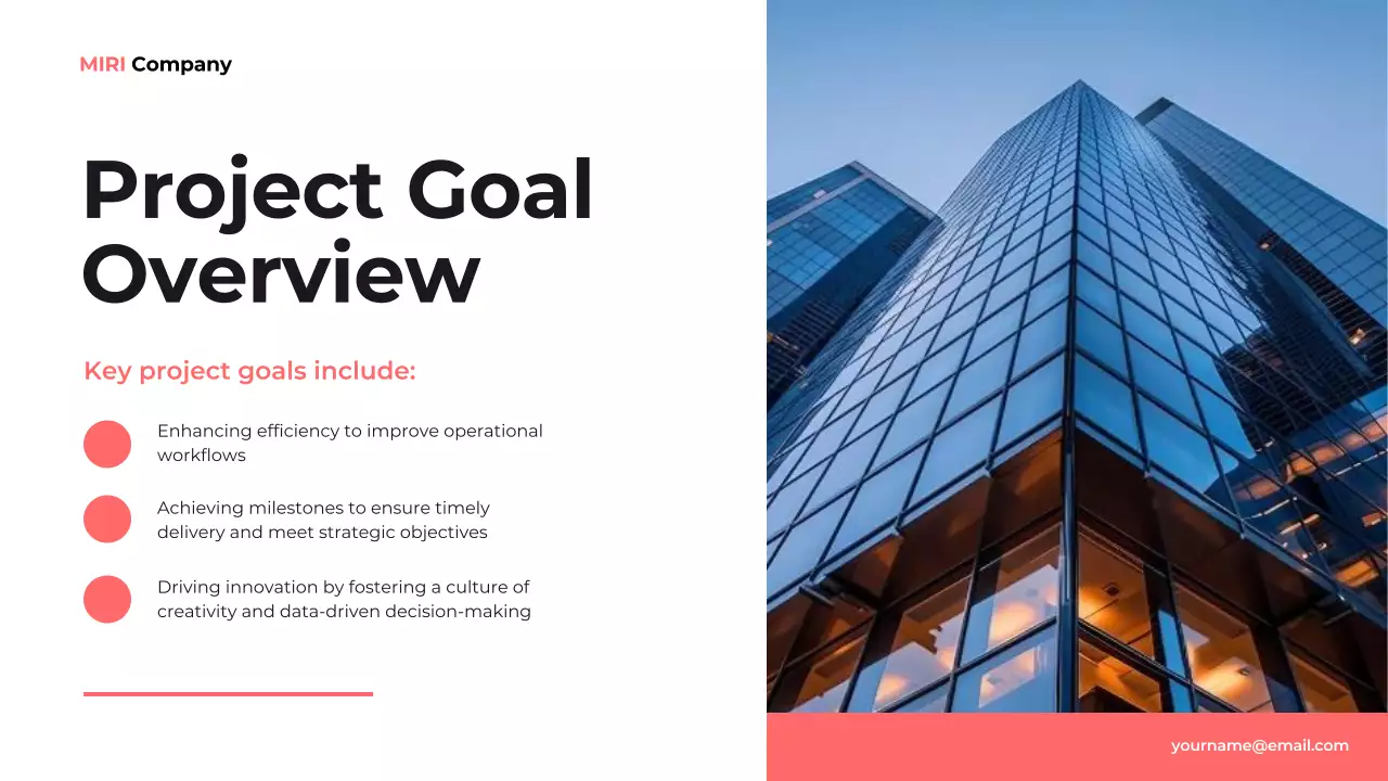 Red Modern Business Report Presentation