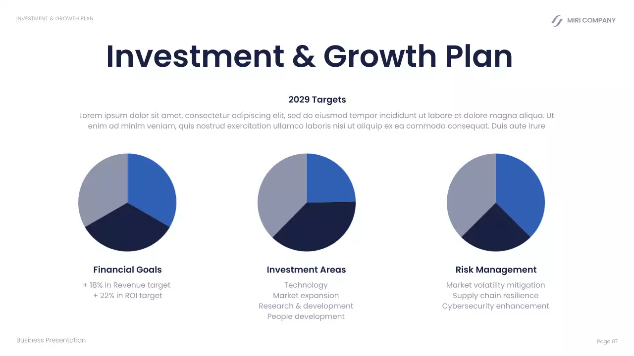 Blue Modern Business Presentation