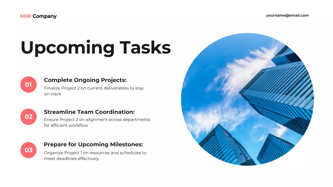 Red Modern Business Report Presentation