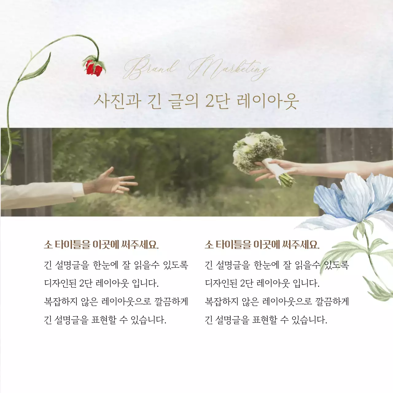 감각적이고 고급스러운 브랜드 카드뉴스