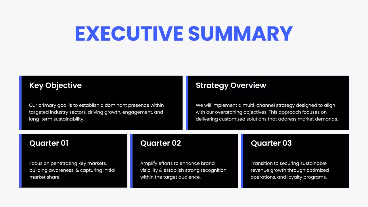 Blue Modern Strategy Presentation