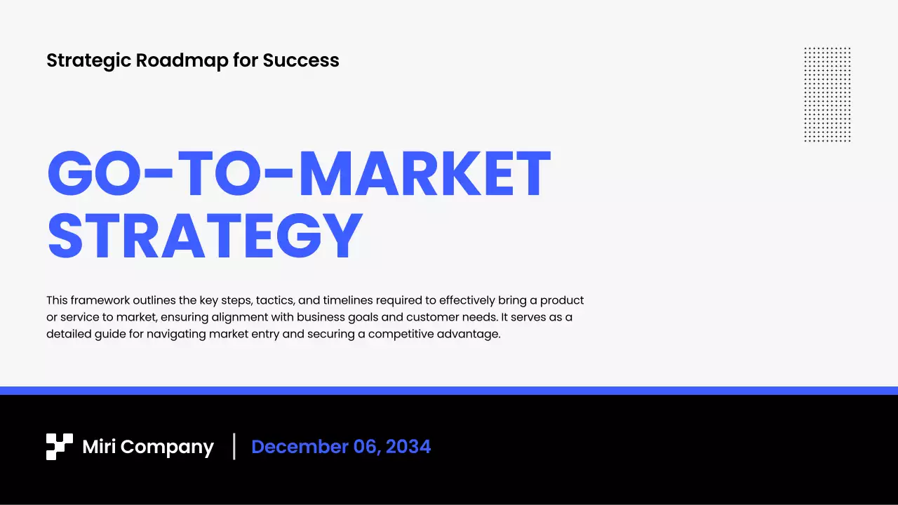 Blue Modern Strategy Presentation