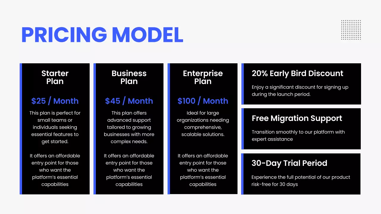 Blue Modern Strategy Presentation