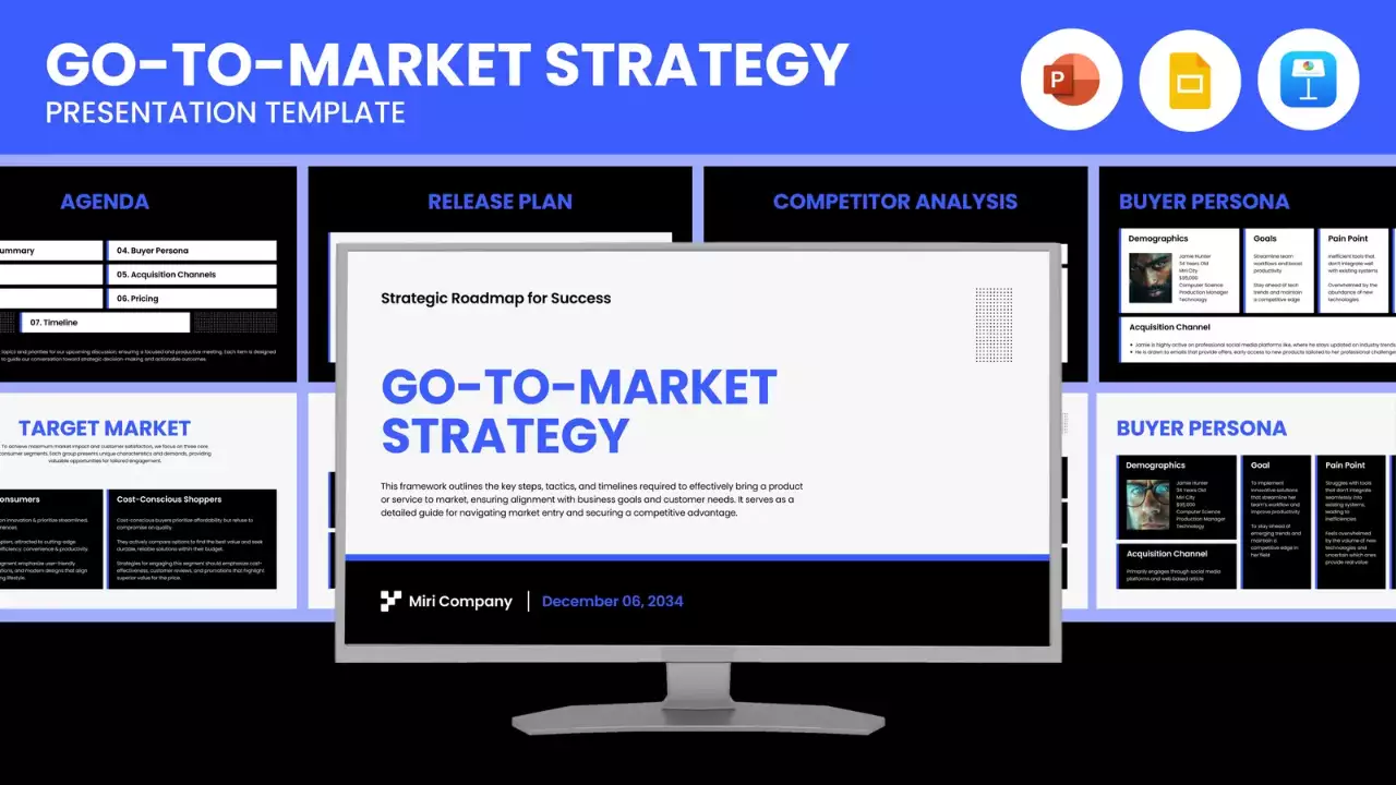 Blue Modern Strategy Presentation