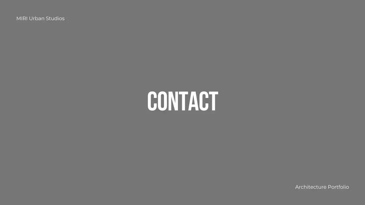 Presentasi Portofolio Arsitektur Modern Abu-abu