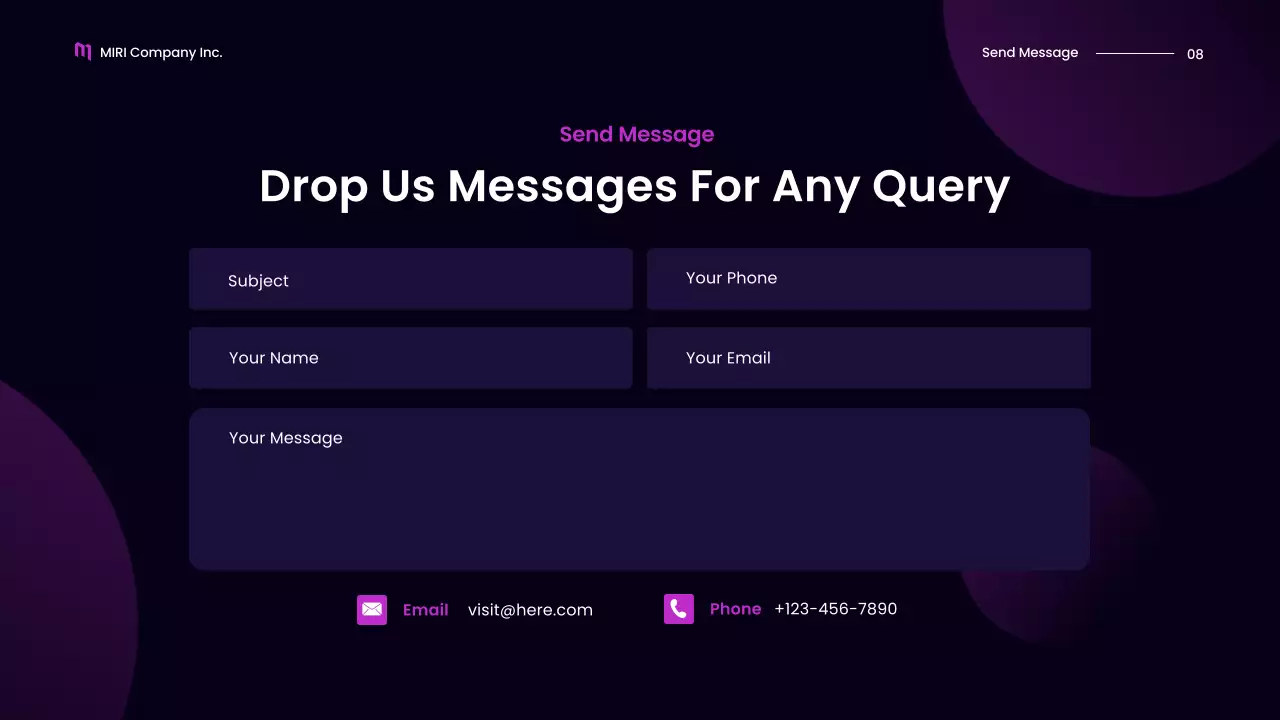 Purple Modern Mobile Guide Presentation
