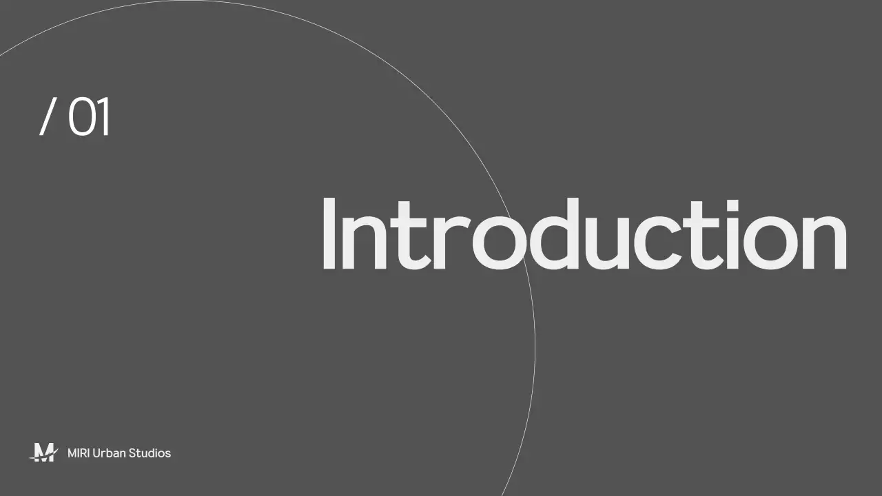 Black Modern Architecture Portfolio Presentation