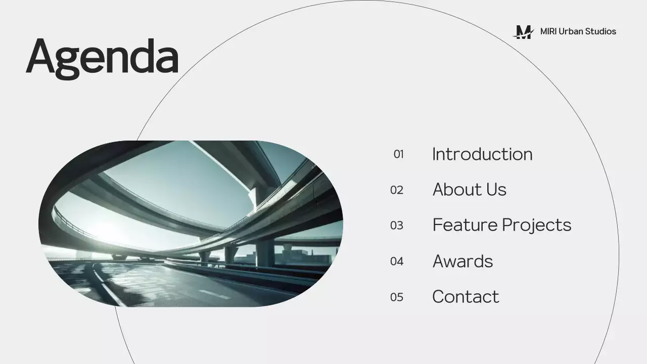 Black Modern Architecture Portfolio Presentation