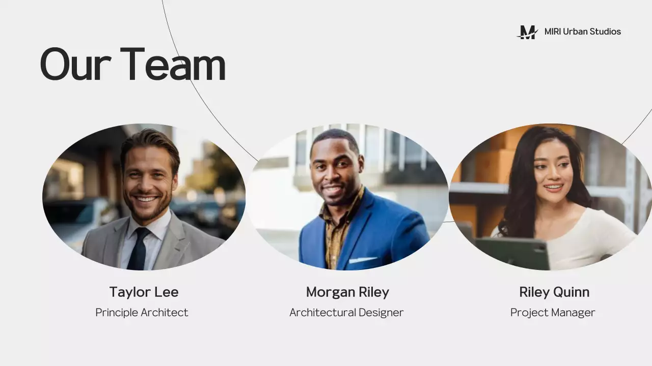 Black Modern Architecture Portfolio Presentation