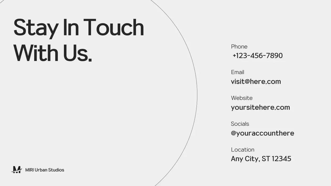 Black Modern Architecture Portfolio Presentation