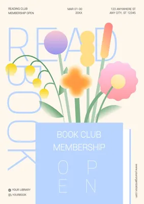 Beige Modern Book Promotion Poster